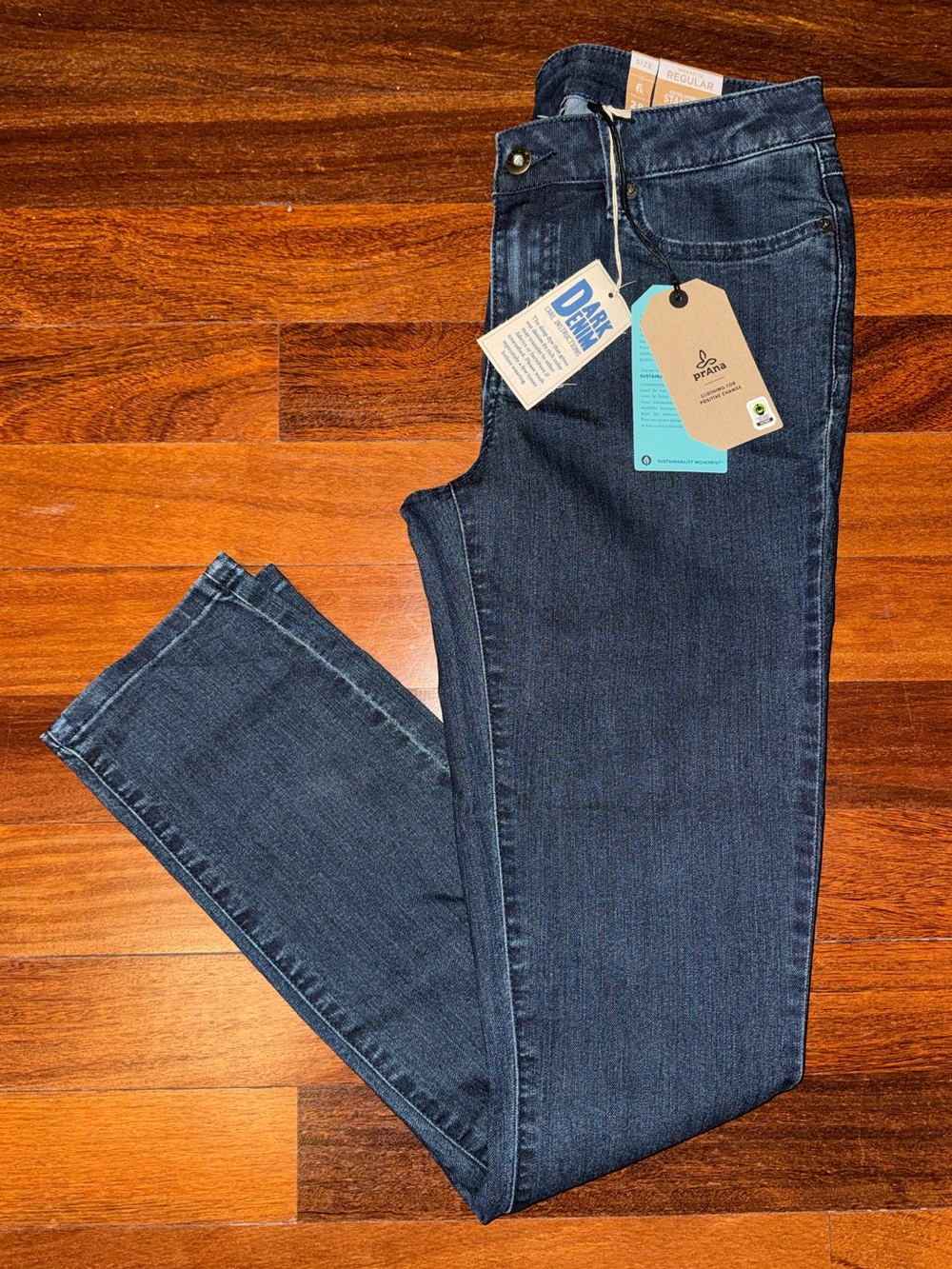 Blue Stretch Denim praNa KAYLA Jeans ~ Women's Size 6 Regular ~ NWT! $99 Retail